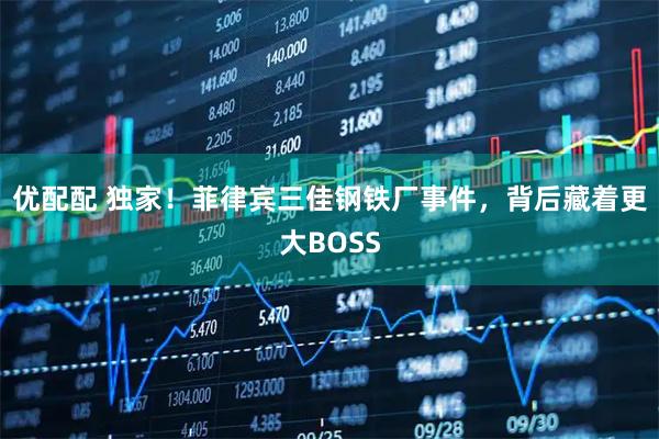 优配配 独家！菲律宾三佳钢铁厂事件，背后藏着更大BOSS